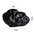 Black stone vase small
