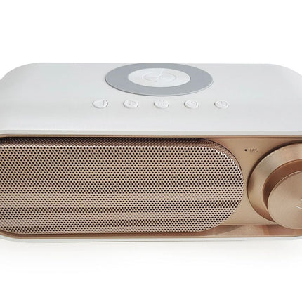 Bedside Wireless Charging Audio LED Alarm Clock