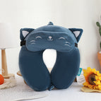Cat Eye Mask Blue / 30x26cm