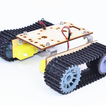 Economic Robot Single-layer Tank Chassis Building Blocks Wood Board