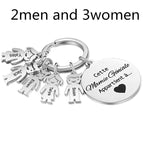 Steel color / 2men and3women
