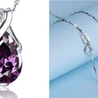 Purple D with chain
