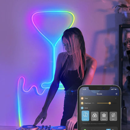 12V24V Bluetooth WIFI5 M RGBIC Colorful Music Neon Light