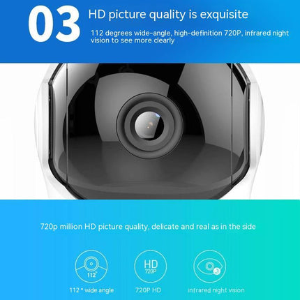 HD Night Vision Home 360-degree Surveillance Wireless WiFi Camera