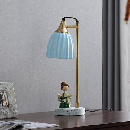 Nordic Style Light-transmitting Ceramic Ins Table Lamp