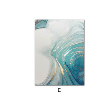 Abstract Liquid Fluid Art Poster Canvas Painting Modern Wall Picture Home Living Room Decor