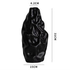 Black stone vase large