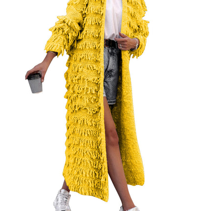 Women's Clothing Tassel Knitted Coat