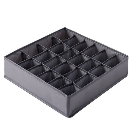 24 Compartment Underwear Sock Storage Box Washable