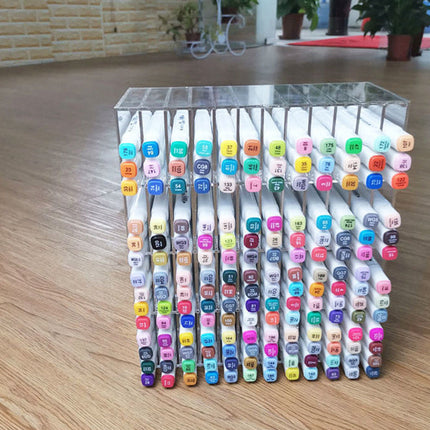 Fashion Acrylic Marker Pen Storage Rack Large Capacity