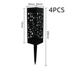 Warm Light / Solar Lawn Lamp / 4PCS