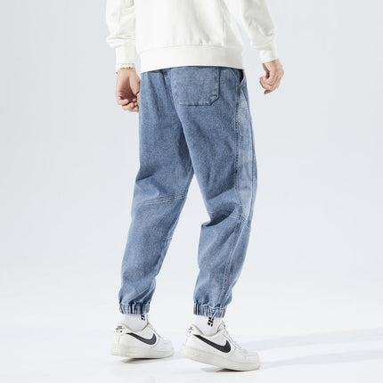Jeans Men's Japanese Style Workwear Plus Size Harem