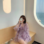 Psychedelic Purple Top / XS