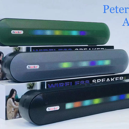 Bluetooth Speaker With Long LED Breathing Light