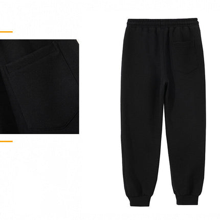 Fleece Men's Sweatpants Fashion Plus Size Sports
