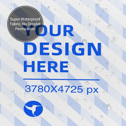 Create Your Own 60x72in Waterproof Quick Dry Bathroom Shower Curtain