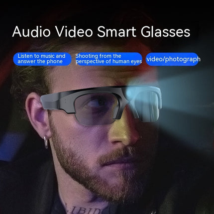 HD Video Recording Smart Glasses with Bluetooth | Hands-Free Calling & Wireless Music Playback for Outdoor & Sports