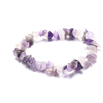 Natural Crystal Crushed Stone Fashion Bracelet
