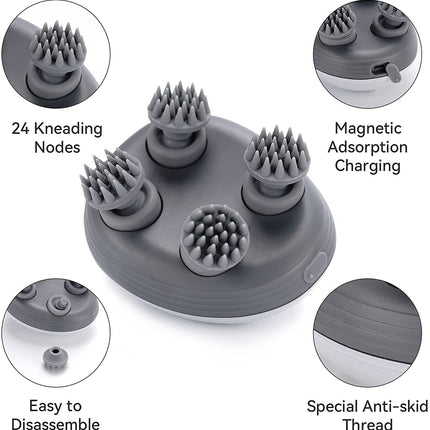 New Full Body Massage Vibration Physiotherapy Kneading Head Massager