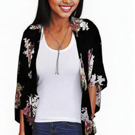 Beautiful summer Digital Print Cardigan women's fashion
