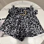 Black leopard pattern / 100cm