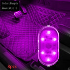 Purple / 8pcs