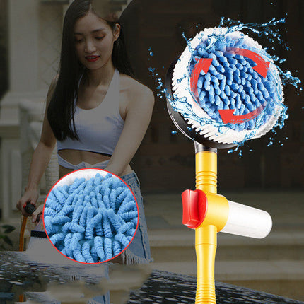 Car Wash Artifact Water Gun Hose High Pressure With Foam Pot Household Nozzle Car Brush Mop Tool Set
