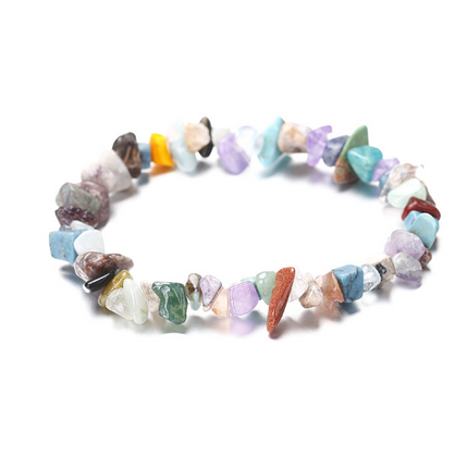 Natural Crystal Crushed Stone Fashion Bracelet