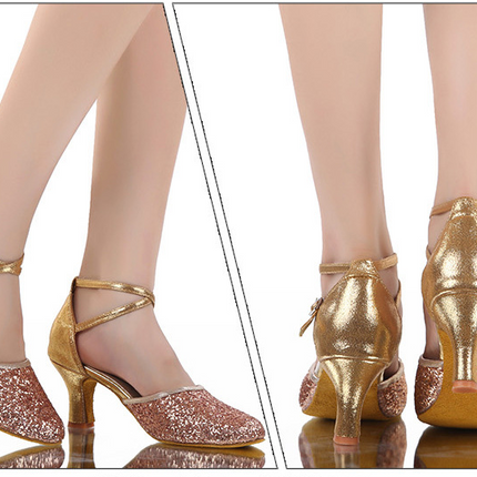 Women High Heeled Modern Latin Dance Shoes