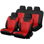 Red / Fiveseater 9piece set