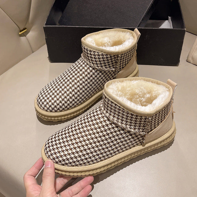 Women's Outdoor Padded Thickening Warm Hundred Cotton Boots