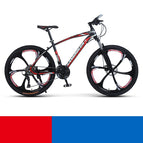 Black red six knife wheel / 26inch 21speed