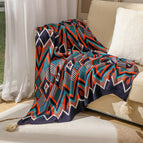 Beige blue / 130x170cm including tassel