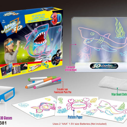 Three-dimensional Writing Board Graffiti Board