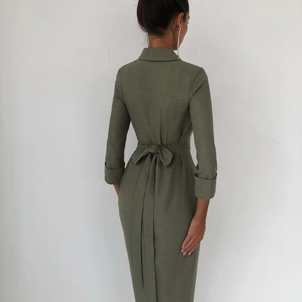 New Product Women's Fashion Lace Commuter Dress