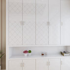 Paint checkered white / 61CM wide and 1m long