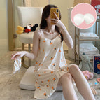 Beige orange free eye mask bra / 2XL