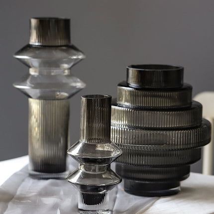 Gear Glass Vase Home Decoration