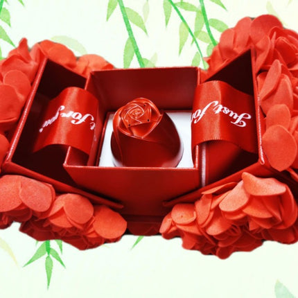 Hot Valentine's Day Gifts Metal Rose Jewelry Gift Box Necklace For Wedding Girlfriend Necklace Gifts