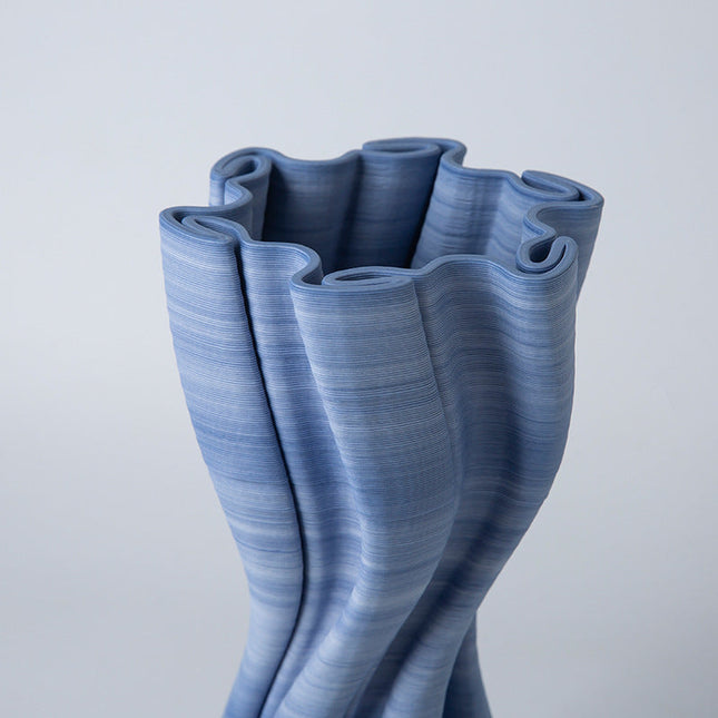 Blue And White Ceramic Large Vase Model Room Living Room Decoration Flower Arrangement