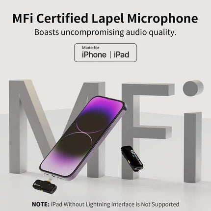 Wireless Lavalier Microphone Portable Mobile Phone
