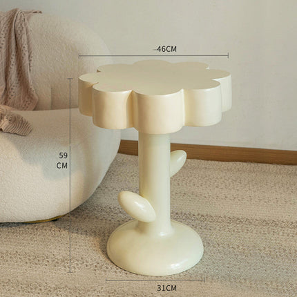 Creative Cream Wind Flower Sofa Small Coffee Table Living Room Decoration