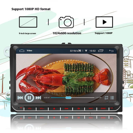 New Android 9-inch Car Bluetooth GPS Navigation Integrated Host