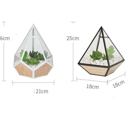 Simple Hollow Out Diamond Table Lamp Bedside