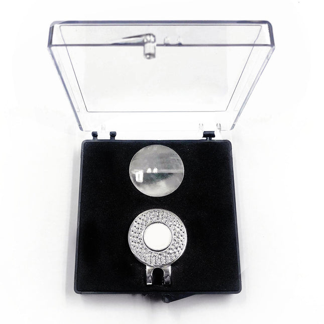 Acrylic Transparent Mark Coin Fork Cap Clip Set Gift Box