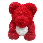 Red embracing white heart 25cm