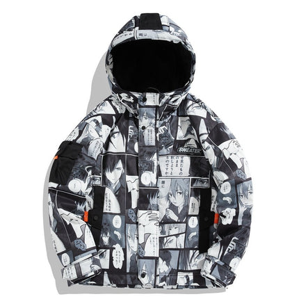 Warm Winter Men's Down Hooded Jacket