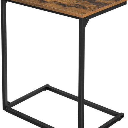 Sofa Side Table Movable Portable Desk Storage Rack