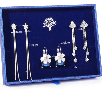 Female Earring Gift Box Tassel Trendy