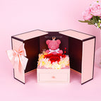 Bear Three Red Roses / 400g